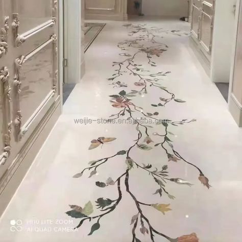 Wooden Marble Flooring, Marble Inlay Floor Patterns, Floor Inlay Design Patterns, Water Jet Marble Design, Waterjet Marble Design, Waterjet Marble Medallion, Water Jet Medallion, Luxury Marble Flooring, Marble Inlay Designs