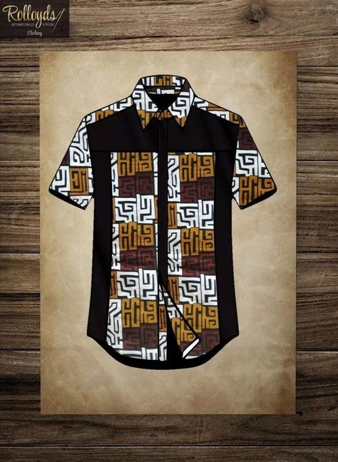 African Shirts For Men Short Sleeves, Male Ankara Styles Mens Fashion, African Print Shirts For Men, Mens Kaftan, Men African Fashion, African Print Shirt, African Wear Styles For Men, To Start A Conversation, Latest African Men Fashion