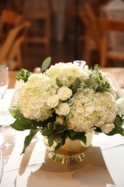 Weddings Wedding Flowers Photos on WeddingWire Hydrangea Centerpiece Diy, Modern Floral Arrangements, Hydrangea Centerpiece, Flower Centerpieces Wedding, Trendy Flowers, Wedding Arrangements, Deco Floral, Wedding Flower Arrangements, Wedding Table Centerpieces