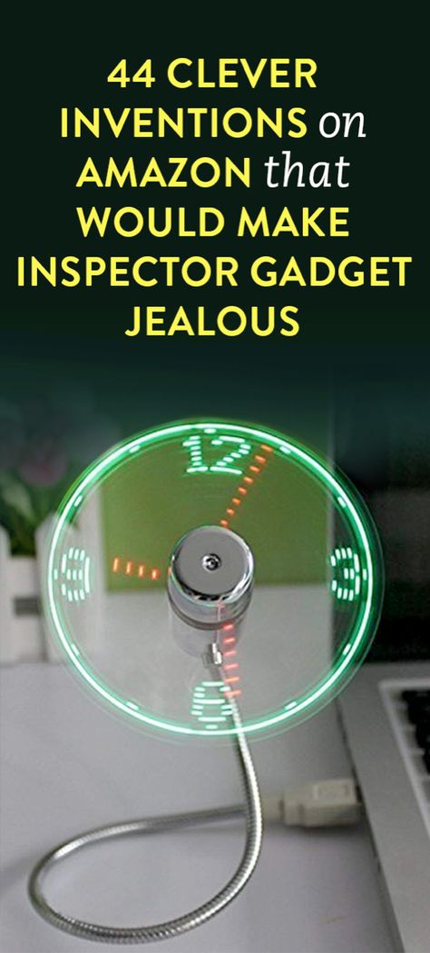 44 Clever Inventions on Amazon That Would Make Inspector Gadget Jealous Invention Ideas Technology, Cool Inventions And Gadgets, Diy Tech Gadgets, Futuristic Gadgets, Clever Inventions, Community Ideas, Cool Fan, Neat Gadgets, Mini Led Lights