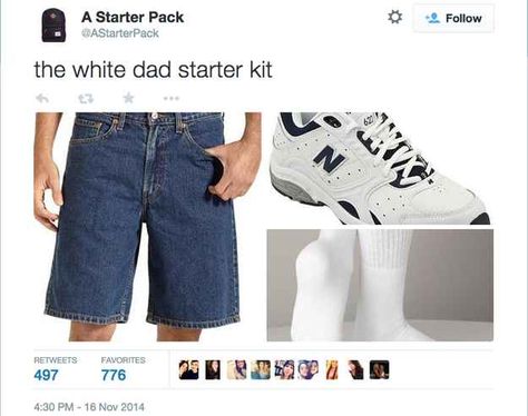 23 Very Helpful "Starter Kits" For Life Himbo Core, Dad Starter Pack, Dumbest People, That's Hilarious, Spirit Week Outfits, Week Outfits, Dad Fashion, Funny Comments, Spirit Week