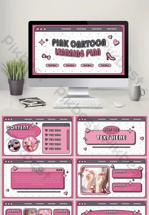 pink cartoon learning plan Powerpoint Education, Mẫu Power Point, Pink Cartoon, Powerpoint Slide Designs, College Writing, Powerpoint Free, Power Points, Sample Essay, Pptx Templates