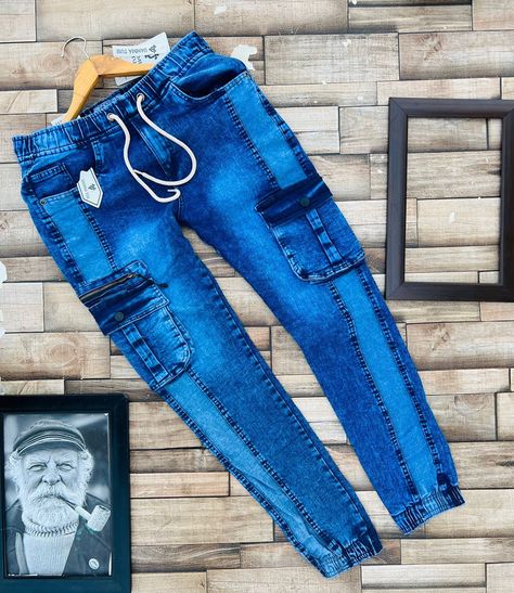 *PREMIUM IMPORTED DENIM JOGGERS🔥🤩* *6 POCKET JOGGER* *PREMIUM JOGGER IMPORTED QUALITY NOW AVAILABLE ON DEMAND * *PRICE:- 1300 free shipping* • FABRIC:- 🤩💯HYPERFLEX DENIM AND COMFY Size Chart 👇🏻 *28,30,32,34* Length : 39✔️ STOCK 💯 Jeans Dama, African Dresses Men, Denim Joggers, African Dresses, Mens Joggers, African Dress, Android Wallpaper, Boy Fashion, On Demand