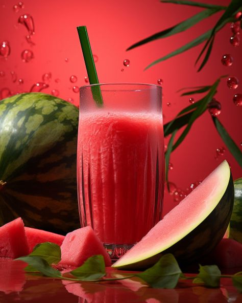 Watermelon Juice Photography, Advertisement Photography, Ayam Penyet, Glass Photography, Fresh Watermelon, Watermelon Juice, Product Ideas, Advertising Photography, Photography Inspiration