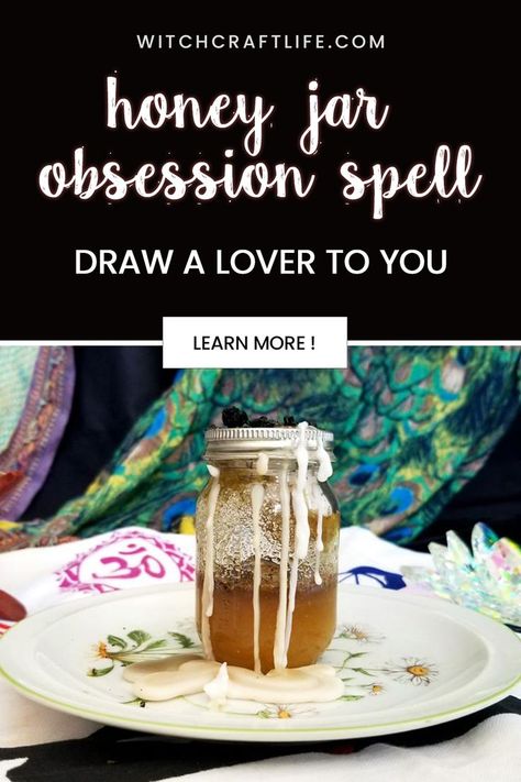 Need to draw a lover to you? Is your Love mad at you? Fighting with family members? Boss upset? Not getting along with your Neighbors? This beautiful honey jar will have that person of interest so tempted they can’t resist you. #honeyspelljar #lovespell #spellscaster #witch #witchcraft #voodoospells #bindingspells #love #lovemagick #fullmoonritual #attractionspell #newmoonrituals #witchdoctor Jar Love Spell, Honey Jar Spell, Spells Witchcraft Money, Obsession Spell, Witchcraft Money, Love Spells Witchcraft, Love Binding Spell, Manifestation Spells, Hoodoo Spells