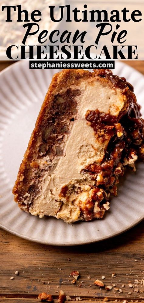 Deconstructed Pecan Pie, Walnut Crust Cheesecake, Brown Sugar Pecan Cheesecake, Best Pecan Pie Cheesecake Recipe, Chocolate Pecan Cheesecake, Brown Sugar Pecan Pie Cheesecake, Pecan Pie Casserole, Pecan Pie Topping For Cheesecake, Pecan Pie Paula Deen