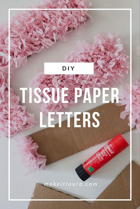 Easy Tissue Paper Letters | Diy birthday decorations, Paper party decorations, Diy birthday Tissue Paper Letters, Graduation Letters, Letters Paper, Tissue Paper Decorations, Paper Letters, Idee Babyshower, Anniversaire Diy, Dekor Diy, Diy Birthday Decorations