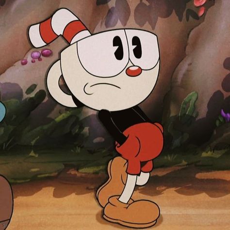 Cuphead Show Pfp, Cuphead Pfp, Cuphead Wallpaper, Cuphead Icon, Cuphead Game, Cup Head, A Hat In Time, Deal With The Devil, Cute Cartoon Characters