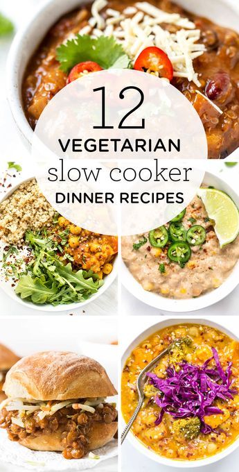 Vegetarische Diners, Vegetarian Slow Cooker, Vegetarian Slow Cooker Recipes, Slow Cooker Dinner Recipes, Pasta Vegetariana, Vegetarian Crockpot Recipes, Slow Cooker Vegetarian, Simply Quinoa, Slow Cooker Recipe