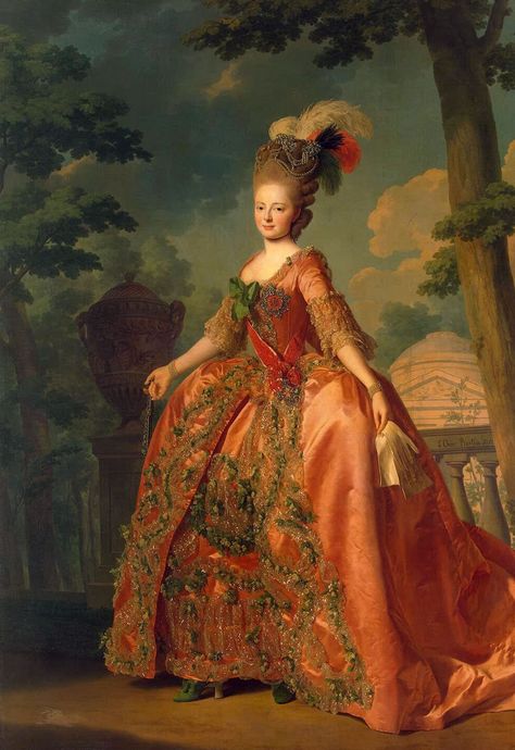 18th Century Aesthetic, 18th Century Portraits, 18th Century Women, Maria Feodorovna, 18th Century Paintings, 18th Century Fashion, A4 Poster, Vintage Artwork, Historical Fashion