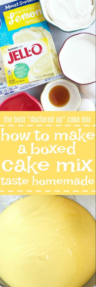 Boxed Cake Mix Taste Homemade, Cake Mix Taste Homemade, Box Cake Recipes, Boxed Cake Mixes Recipes, Cake Mix Desserts, Rich Cake, Pantry Ingredients, Boxed Cake, Spice Cake Mix