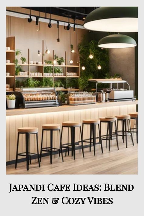 Discover serene Japandi cafe ideas where minimalist cafe design and fusion cafe interior come together for a soothing escape. Japandi Cafe Interiors, Minimalist Cafe Design, Japandi Cafe, Japanese Cafe Design, Zen Cafe, Minimalist Cafe, Japandi Furniture, Japanese Cafe, Japandi Interior Design