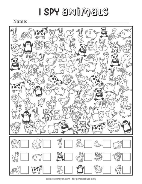 I Spy Animals Printable, Maze For Kids Worksheets, Free Printable I Spy Worksheets, Free Maze Printables, I Spy Worksheets Printables, I Spy Kindergarten Free Printable, Free Ispy Printable Pages, I Spy Activities For Kids, I Spy Coloring Page Free Printable