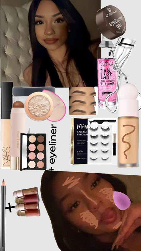 Latina girl Makeup tutorial srr it's not accurate Homecoming Makeup Latina, How To Become A Latina, Cute Latina Makeup, Copy Paste Latina Aesthetic, Pretty Latina Makeup, Latina Girl Makeup, Kylie Jenenr, Basic Makeup Items, Photo Ready Makeup