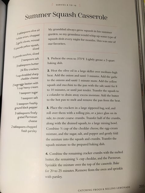 Reese Witherspoon summer squash casserole Reece Witherspoon Recipes, Reese Witherspoon Recipes, Reese Recipes, Girls Night In Food, Reese's Recipes, Starch Sides, Vegetable Casseroles, Healthy Squash Recipes, Joanna Gaines Recipes