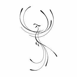 Minimalist phoenix Rebirth Tattoo, Phoenix Tattoo Feminine, Small Phoenix Tattoos, Phönix Tattoo, Tattoo Line, Kunst Tattoos, Phoenix Tattoo Design, Initial Tattoo, Indian Tattoo