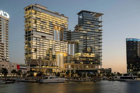 story image Waterfront Architecture, Skyline Image, California Architecture, Walled Courtyard, Hollywood Tower, Foster Partners, Mix Use Building, Tower Block, Architecture Landmark