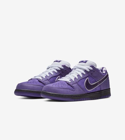 Nike SB Dunk Low Pro 'Purple Lobster' Release Date Nike Sb Dunk Lobster, Purple Lobster Dunks, Purple Lobster, Sb Dunks, Nike Sb Shoes, Nike Sb Dunk Low Pro, Nike Kicks, Shoes Wallpaper, Shoes Nike