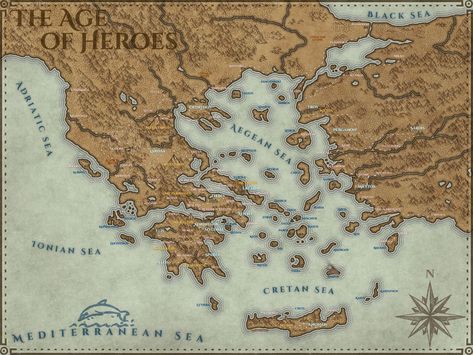 Map Of Ancient Greece, Ancient Map Aesthetic, Fantasy Greece, Ancient Greek Map, Ancient Greece Map, Ancient Greece Mythology, Greece Aesthetics, Ancient Greece Aesthetic, Ancient Civilisation