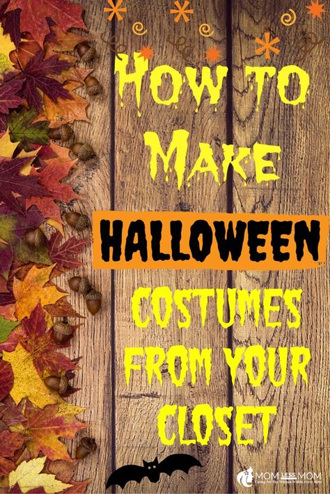 Make Halloween Costumes from Closet and save money! #halloweencostumes #halloweenmakeup #halloweendecorations Diy Halloween Costumes For Office, Easy Home Costumes For Women, Halloween Costumes You Can Make At Home, Easy At Home Halloween Costumes Women, Halloween Costumes To Make At Home, Halloween Costumes Using Your Closet, Halloween Costume From Closet, Home Made Costumes For Women, Halloween Costumes From Closet