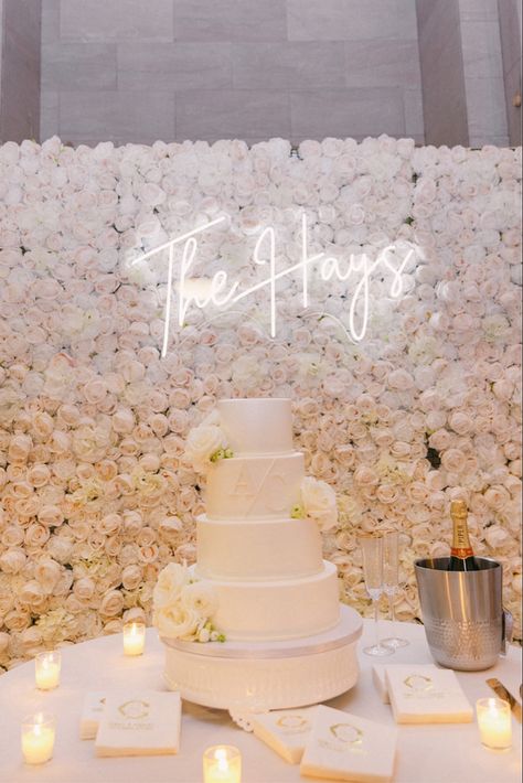 Cake Backdrop Ideas Wedding, Cake Backdrop Ideas, Raisa Wedding, Wedding Cake Backdrop Ideas, Wedding Cake Table Set Up, Cake Table For Wedding, Cake Table Display, Wedding Cake Backdrop, Wedding Cake Table Ideas