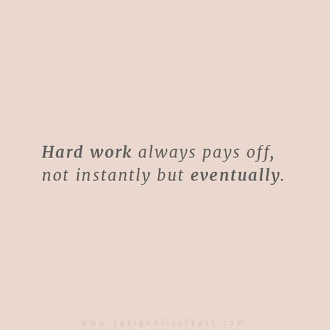 Hard work always pays off, not instantly but eventually. Always Working Quotes, Sucess Thoughts In Work, Inspiring Quotes Work, Work Hard Quotes Motivational, Everyday Motivation Quotes, Hard Life Quotes, Work Pays Off Quotes, Hard Work Pays Off Quotes, Motivation To Work Hard