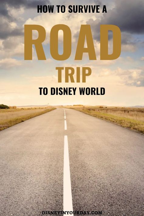 How to survive a road trip to Disney World - Disney in your Day. Sometimes driving down to Florida instead of flying can be a great option, but there are a few things you should consider before you go - as well as some tips to make the trip a bit more enjoyable! Road Trip To Disney World, Disney Road Trip, Alabama Vacation, Disney Transportation, Trip To Disney World, Disney Cruise Tips, Florida Destinations, Disney Vacation Planning, Disney Nerd