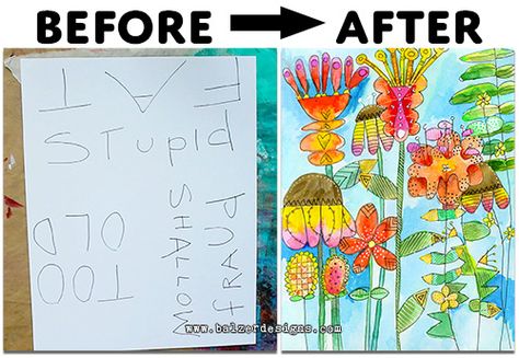 Beforeafter-wm Art Therapy Projects For Couples, Shadow Work Art Therapy, Model Magic Art Therapy, Self Love Art Projects, Expressive Art Therapy Activities, Therapeutic Art Activities, Sel Art, Group Therapy Activities, Art Therapy Directives