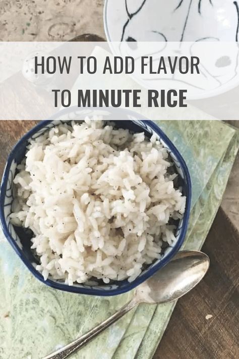 What Can I Add to Minute Rice for Flavor? (15 Additions) – Happy Muncher Minute Rice Risotto, How To Make Minute Rice Better, Recipes For Minute Rice, Minute Made Rice Recipes, What To Add To Rice For Flavor, Flavored Minute Rice Recipes, How To Add Flavor To White Rice, White Minute Rice Recipes, Seasoned Minute Rice