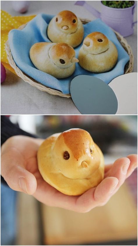 Impress Your Guest! 53 Super Easter Home Decor & Easter Brunch Ideas 39 Bunny Bread, Fest Mad, Easter Breakfast, Easter Home Decor, Decorações Com Comidas, Chocolate Cake Recipe Easy, Easter Baking, Think Food, Easter Dinner