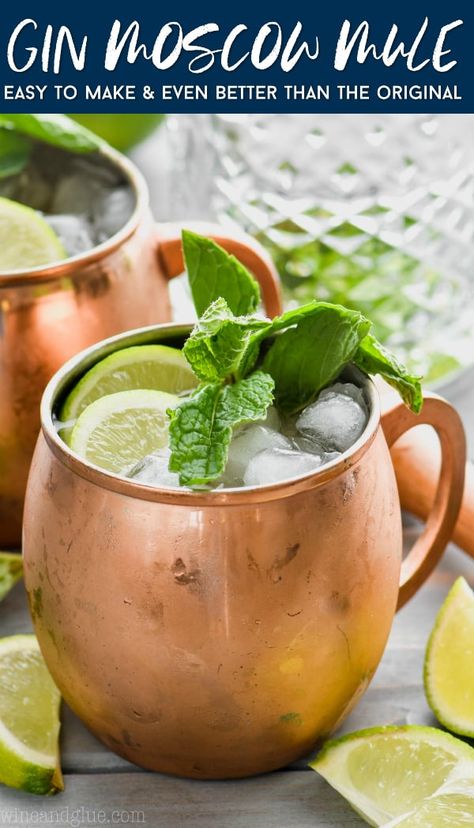 If you love gin you will absolutely love this Moscow Mule with Gin! It is the perfect cocktail! Moscow Mule With Gin, Moscow Mules, Moscow Mule Recipe, Keto Cocktails, Mule Recipe, Gin Recipes, Classic Cocktail Recipes, Shakes Drinks, Keto Drink