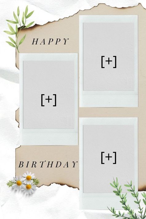 Instagram post templetes Bday Background, Happy Birthday Icons, Happy Birthday Clip Art, Birthday Background Images, Birthday Captions Instagram, Template Birthday, Happy Birthday Design, Birthday Photo Frame, Birthday Collage