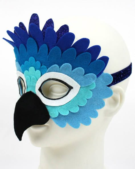 Ensemble, birds Emu Costume, Blue Bird Costume, Parrot Costume, Theme Carnaval, The Mask Costume, Bird Mask, Bird Costume, Felt Mask, Bird Masks