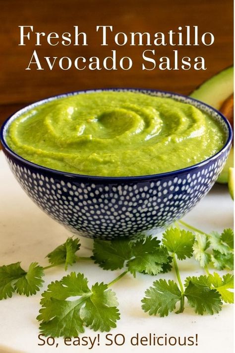 Tomatillo Avocado Salsa, Salsa Avocado, Mexican Entrees, Taco Restaurant, Salsa Guacamole, Appetizer Sandwiches, Chicken Taquitos, Tomatillo Salsa, Avocado Sauce