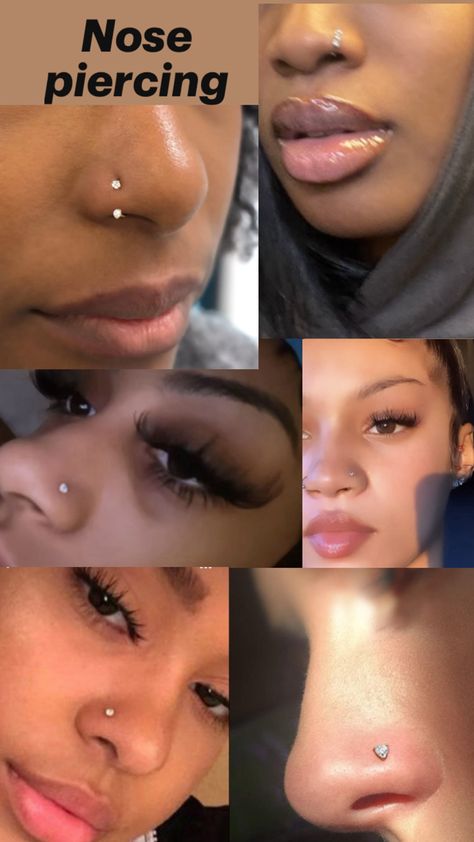 Facial Dermal Piercing, Cute Nose Studs, Double Nose Piercing, Nose Piercing Hoop, Nose Piercing Stud, Cute Dreads, Pretty Ear Piercings, Lipstick Designs, Nose Piercings