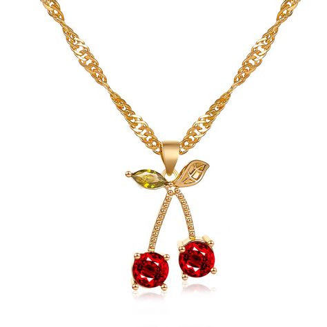 Color 
						 Gold 
					 
 
						 Design 
						 Diamond 
					 
 
						 Gender 
						 Women'S 
					 
 
						 Inlay Material 
						 Artificial Gemstones 
					 
 
						 Material 
						 Glass, Copper 
					 
 
						 Occasion 
						 Wedding, Travel 
					 
 
						 Pattern 
						 Cherry 
					 
 
						 Style 
						 Fashion 
					 
 
						 Weight 
						 23g Cherry Necklace, Fruit Necklace, Cherry Earrings, Outfit Vintage, Wedding Party Jewelry, Bracelet Ring, Green Gems, Silver Anklets, Jewelry Choker