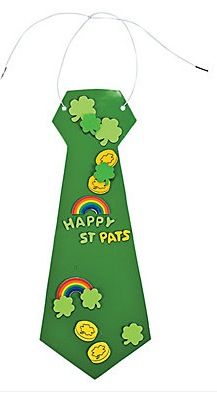 Tie from Oriental trading St Patrick Trinity Craft, Diy St Patricks Day Hat, St Patricks Day Headband Craft, Breastplate Of St Patrick, St Patrick’s Day Hats For Kids, Special Needs Art, San Patrick Day, St Patricks Day Cakes, Sunshine Crafts