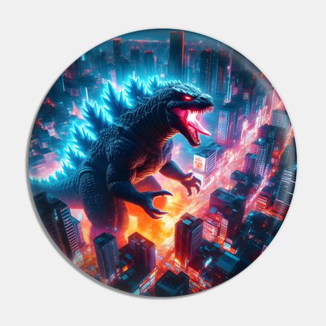 Roar into Style with Our Godzilla vs. Kong Collection! Monstrous Fashion Statements Await – Elevate Your Wardrobe with Legendary Creature Chic. Explore Trendy Designs Inspired by the Epic Battle. Unleash the Beast Within – Shop Now for Monster-Inspired Fashion Delight! -- Choose from our vast selection of pins to match with your desired size to make the perfect custom pin. Pick your favorite: Movies, TV Shows, Art, and so much more! Available in small and large. Perfect to wear or to decorate yo Godzilla Cake, Godzilla Party, Unleash The Beast, Godzilla Vs Kong, Clash Of The Titans, Epic Battle, Legendary Creature, Godzilla Vs, Fashion Statements