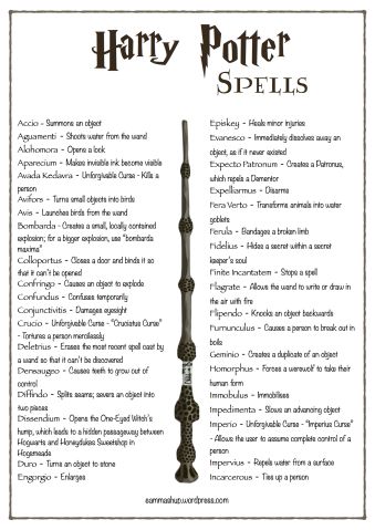 Harry Potter Spells List – EAM Mashup Potty Party, Hogwarts Halloween, Harry Potter Spells List, Meme Harry Potter, Hery Potter, Classe Harry Potter, Film Harry Potter, Citate Harry Potter, Glume Harry Potter