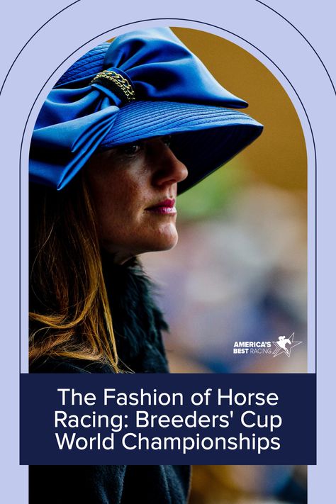 America's Best Racing is gearing up for the Breeders' Cup World Championships in November. One of horse racing's biggest events, the Breeders' Cup provides attendees an opportunity to embrace the horse life with some of the hottest fashion trends and outfits. Get ready to compete with the world's most beautiful horses by visiting our guide on the ABR website. Breeders Cup Fashion, Horse Race Outfit, Horse Racing Fashion, Horse Racing Party, The Breeders, Race Outfit, Derby Fashion, Race Day Outfits, The Great Race