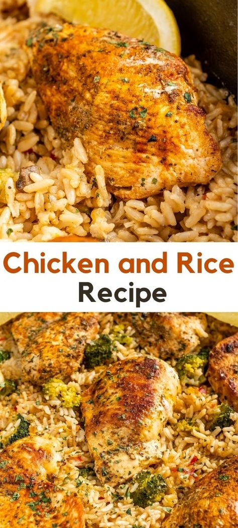 Quick Chicken And Rice, Chicken And Rice Dinner, Jasmine Rice Recipes, Chicken And Rice Recipe, Chicken And Rice Dishes, Chicken Rice Recipes, Easy Chicken And Rice, Chicken Breast Recipes Baked, Fluffy Rice