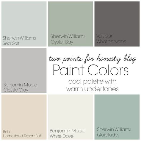 Interior House Paint Colors, House Paint Interior, House Color Palettes, Interior Color Schemes, Paint Color Schemes, Paint Colors Benjamin Moore, Oyster Bay, House Color Schemes, Interior Painting