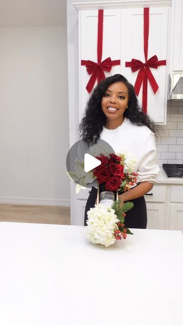 Mai B., MAcc, ESQ. on Instagram: "This holiday floral wine box is the perfect hostess gift or last-minute gift for the wine lover in your life. The selection of flowers is perfect for the holiday season. I opted to just add a bow to the box but you could spray paint it to match the florals. Comment “GIFT” and I can send links to box and floral foam.   #floralgift #hostessgift #easygift #floralwinebox" Wine And Flowers Gift Boxes, Wine And Chocolate Gift, Wine Gift Box Ideas, Perfect Hostess, Wine Gift Boxes, Holiday Floral, Gifting Ideas, Floral Foam, Wine Box