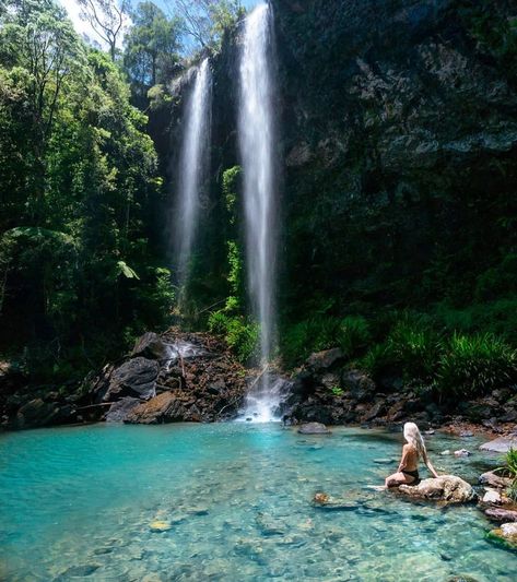 Who knew Brisbane was fringed in some of the world's most gorgeous waterfalls? Find them here. Australia Bucket List, Australian Road Trip, Australia Vacation, Australian Travel, Free Camping, Brisbane Australia, Queensland Australia, Travel Inspo, Australia Travel