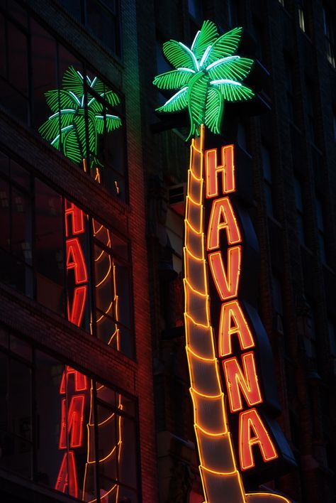 Explore john fullard's photos on Flickr. john fullard has uploaded 4187 photos to Flickr. Havana Aesthetic Night, Havana Nights Aesthetic, Havana Aesthetic, Havana Bar, Retro Signage, Pompe A Essence, Neon Moon, Neon Words, Havana Nights