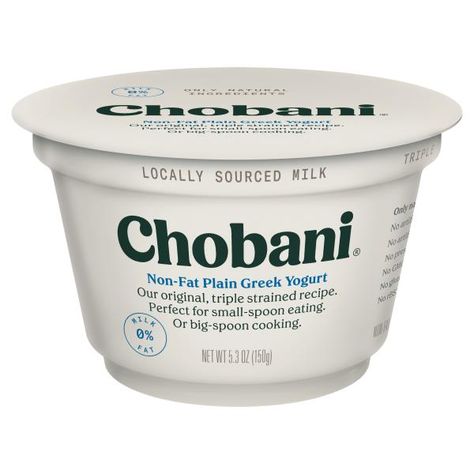 Chobani Yogurt, Greek, Non-Fat, Plain : Publix.com Plain Greek Yogurt Recipes, Zero Hunger, Chobani Yogurt, Healthy High Protein Snacks, Chobani Greek Yogurt, Taco Pie, Local Milk, Healthy Greek Yogurt, Greek Yogurt Recipes