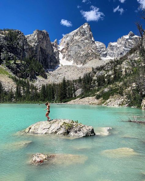 Delta Lake in Grand Teton National Park, Wyoming National Parks West Coast, Delta Lake Wyoming, Wyoming Aesthetic, Wyoming Summer, Wyoming Hiking, Delta Lake, Wyoming Trip, Wyoming House, Wyoming Vacation