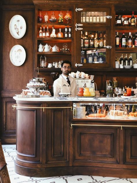 Tiny Bar Interior Design, Bar Pisellino, Modern Bars, Trattoria Italiana, Mahogany Bar, Fancy Bar, Ludlow Hotel, Bar Nook, Greenwich Hotel