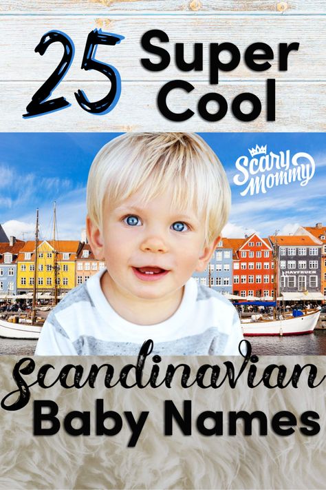 We're in love with all things Nordic -- and that includes Scandinavian baby names as well. Here, a list of 25 of our absolute favorites. Nordic Boy Names, Norwegian Baby Names, Scandinavian Baby Names, Boy Names And Meanings, Nordic Names, Scandinavian Names, Ocean Names, Names With Nicknames, Names And Meanings