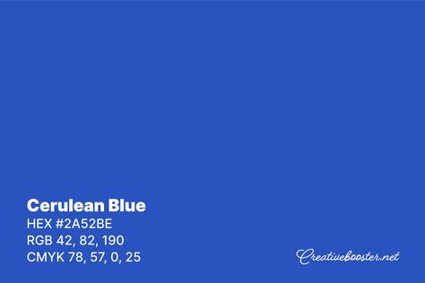 Blue Meaning, Blue Complementary Color, Cerulean Color, Charles Correa, Rgb Code, Blue Shades Colors, Monochromatic Color Palette, Blue Pigment, Prussian Blue